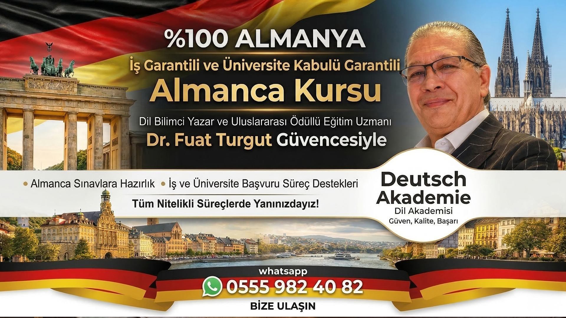 %100 Almanya: İş ve Üniversite Kabul Garantili Almanca Kursu Başlıyor!